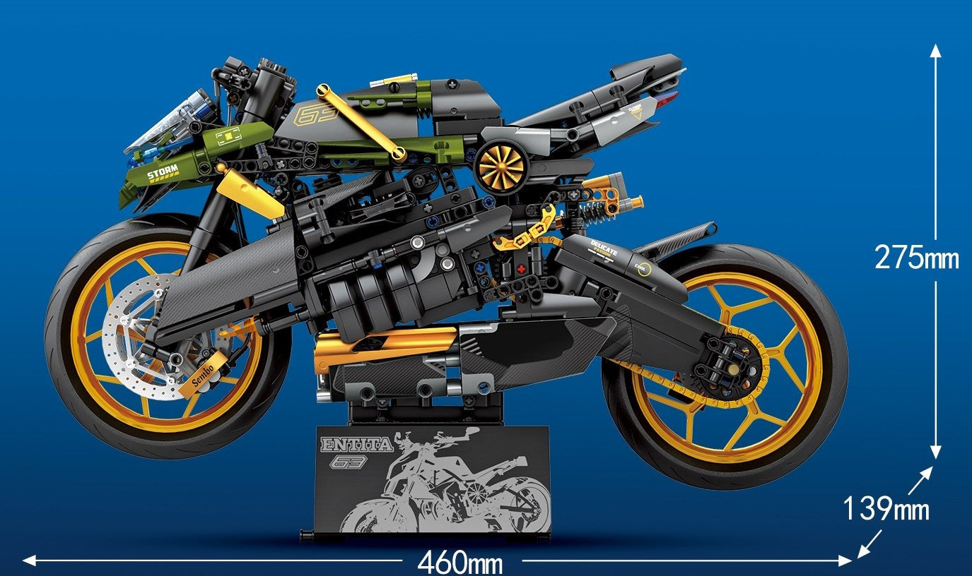 1/5 Ducati Streetfighter V4 Lambo Special - 1720 pieces (46cm Long)