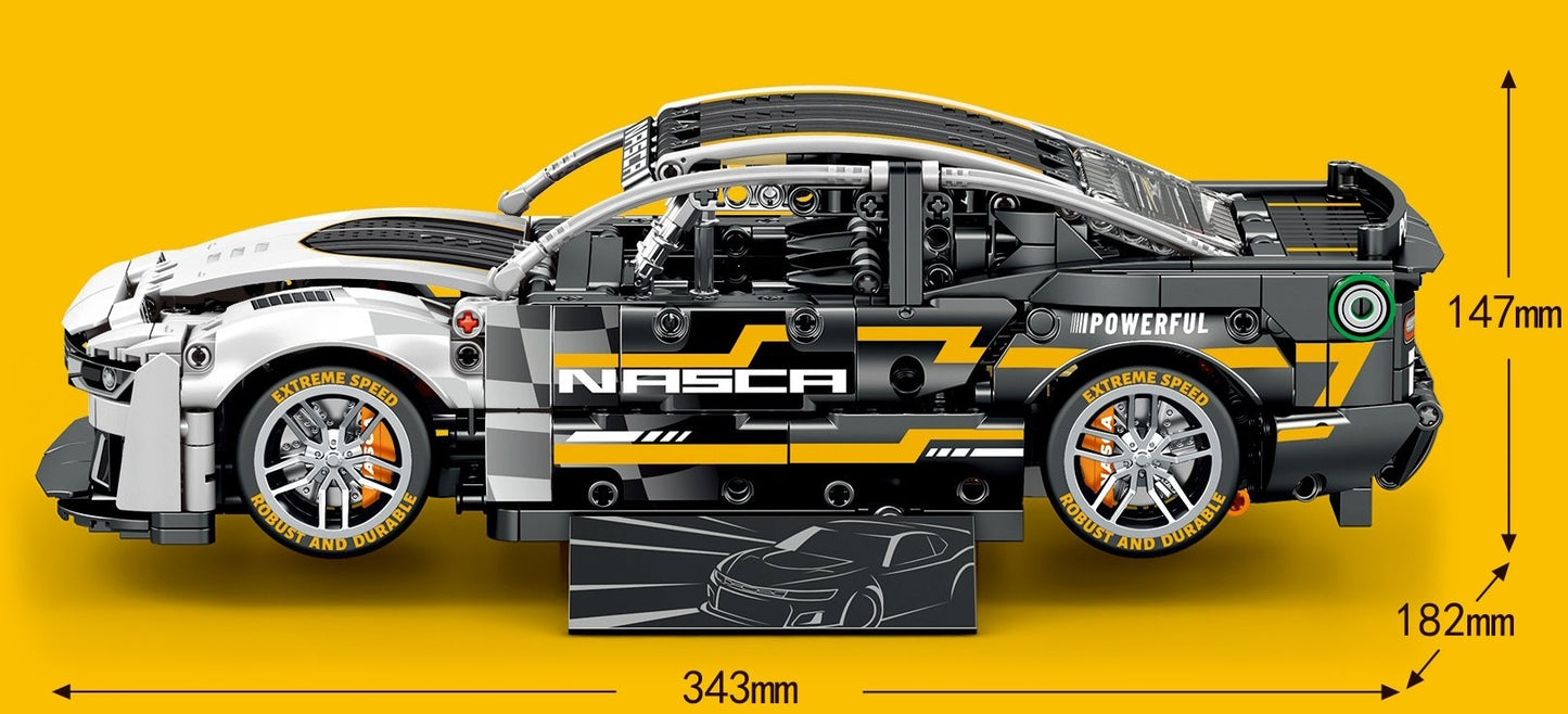 NASCA Chevy Camaro - 1531 pieces (34cm Long)