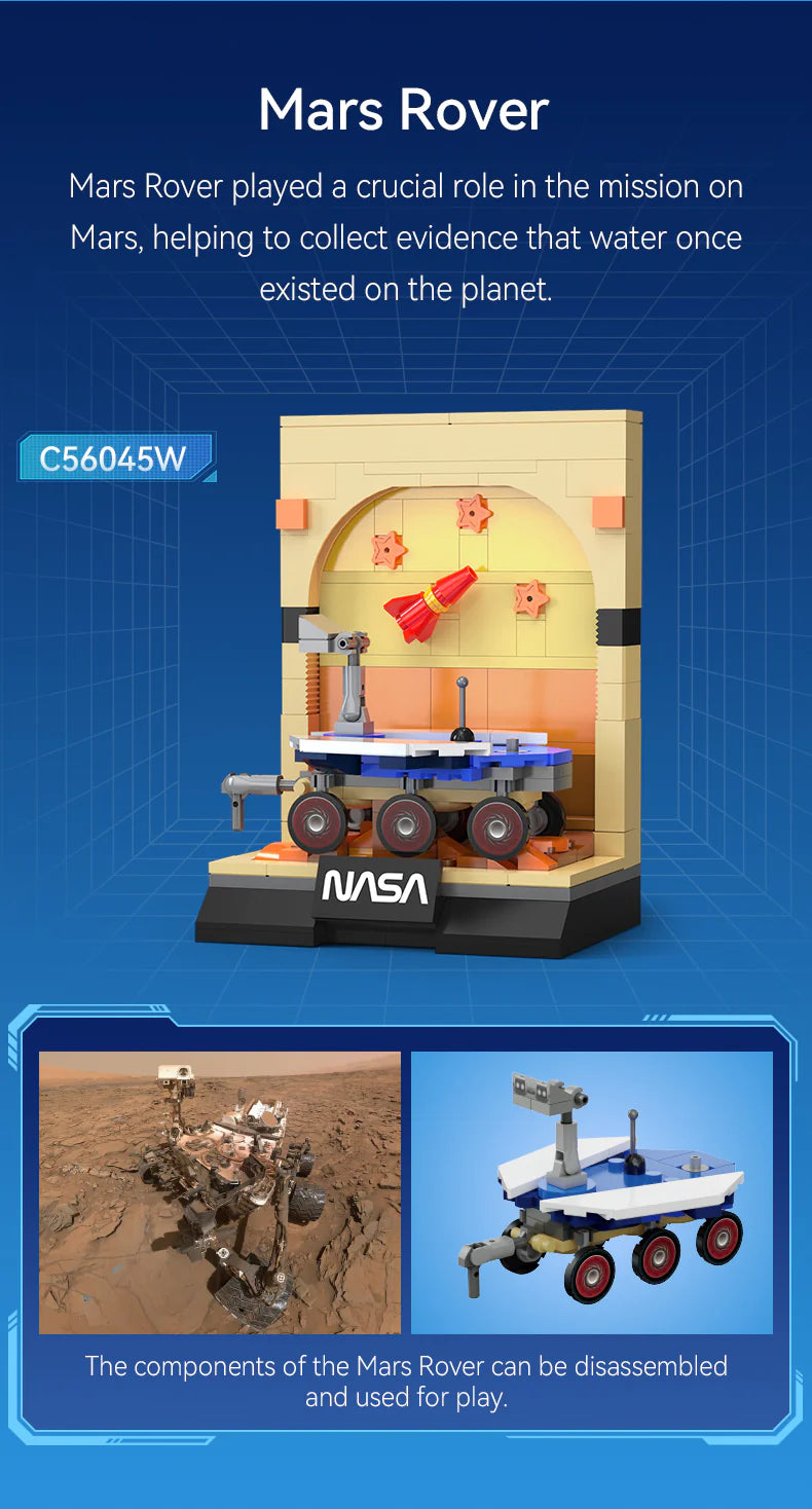 Mars Rover - 192 pieces (13cm Tall)