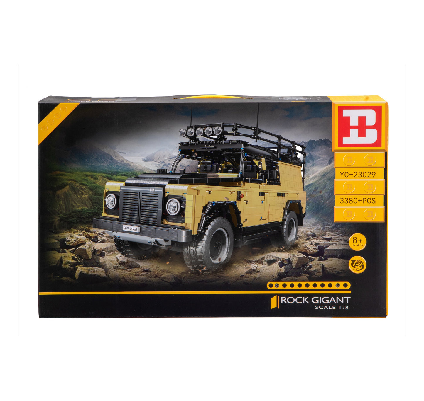 1/8 Rock Gigant Off-Road Car (3380pcs) - 50cm Long