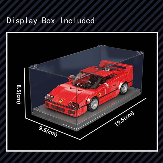 Red F40 - 338 Pieces - 16cm long