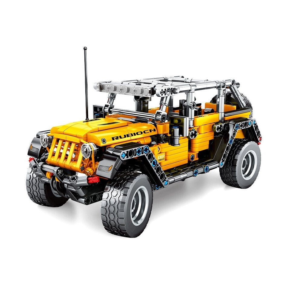 Pullback Jeep Wrangler Rubicon - 601 pieces (26cm Long)