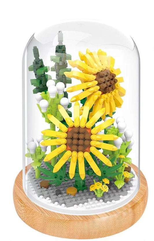 Sunflowers - 512 (Micro) Pieces (12.6cm Tall)
