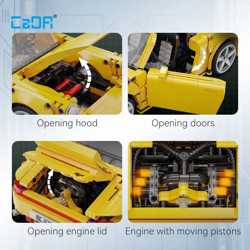 RUF CTR Yellowbird - 1515 pieces (37cm Long)