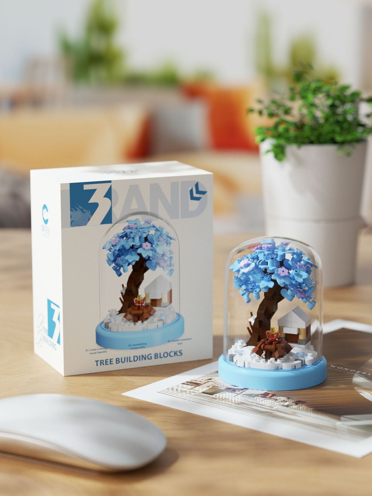 Winter Tree - 278 (Micro) pieces (7.8cm tall)