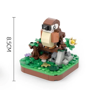 Sparrow - 142 pieces (8.5cm Tall)