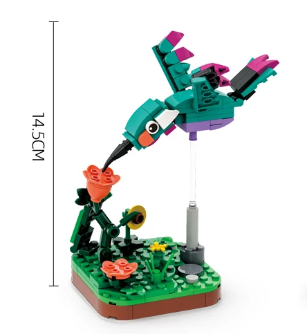 Hummingbird - 135 pieces (14.5cm Tall)