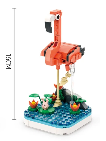 Flamingo - 127 pieces (16cm Tall)