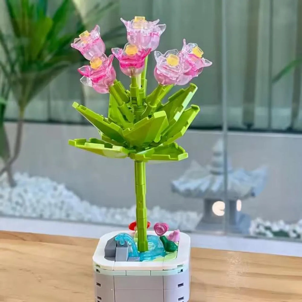 Crystal Pink African Violet - 138 pieces